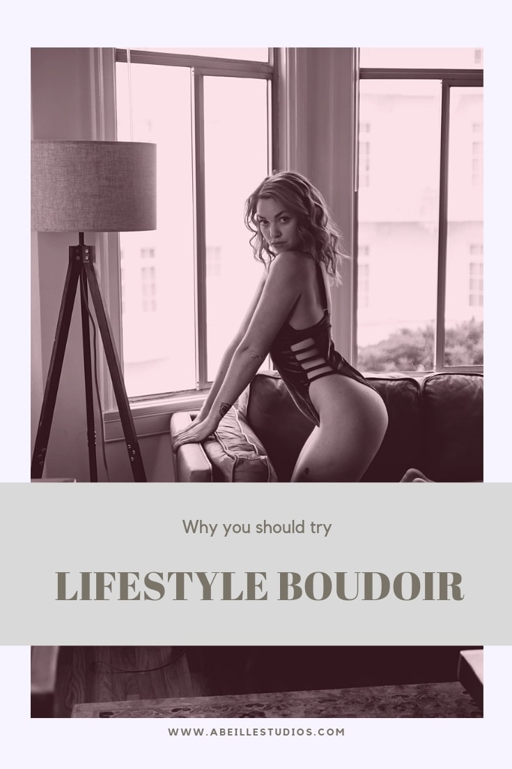 lifestyle boudoir session